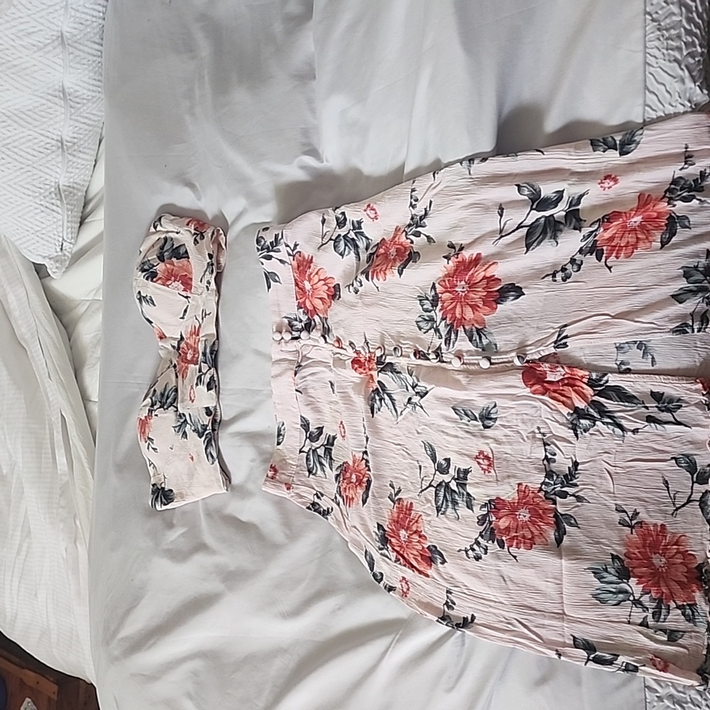 Matching strapless skirt set